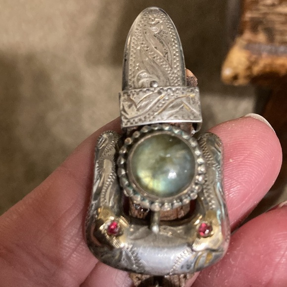 Remade old 10K and Sterling watch band necklace - Picture 16 of 16